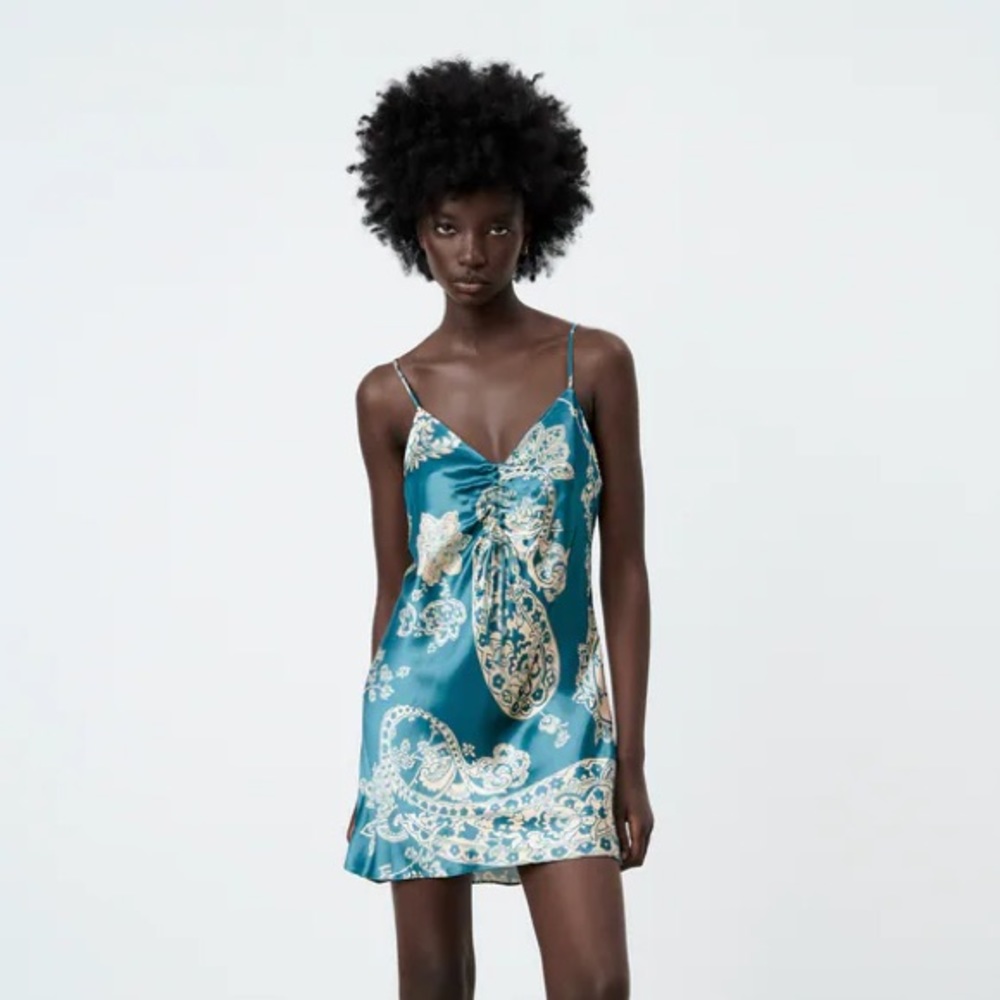 Zara satin dress 9479/094/044